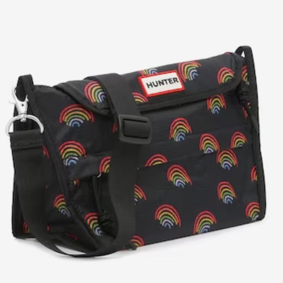 New HUNTER original packable crossbody bag in mini rainbow print - Picture 5 of 6